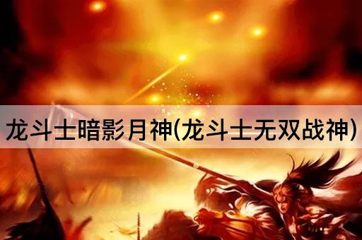 龙斗士暗影月神(龙斗士无双战神)