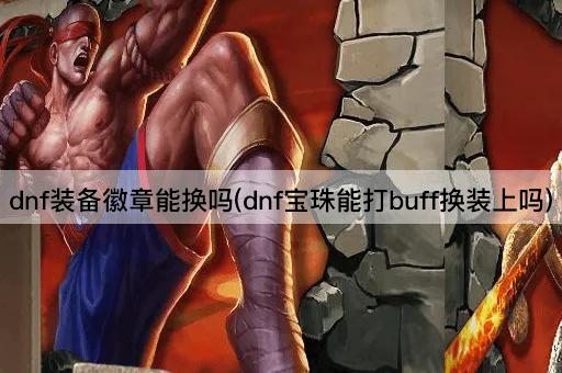 dnf装备徽章能换吗(dnf宝珠能打buff换装上吗)