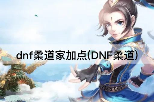 dnf柔道家加点(DNF柔道)