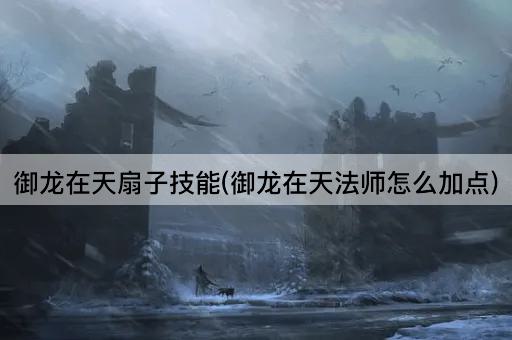 御龙在天扇子技能(御龙在天法师怎么加点)